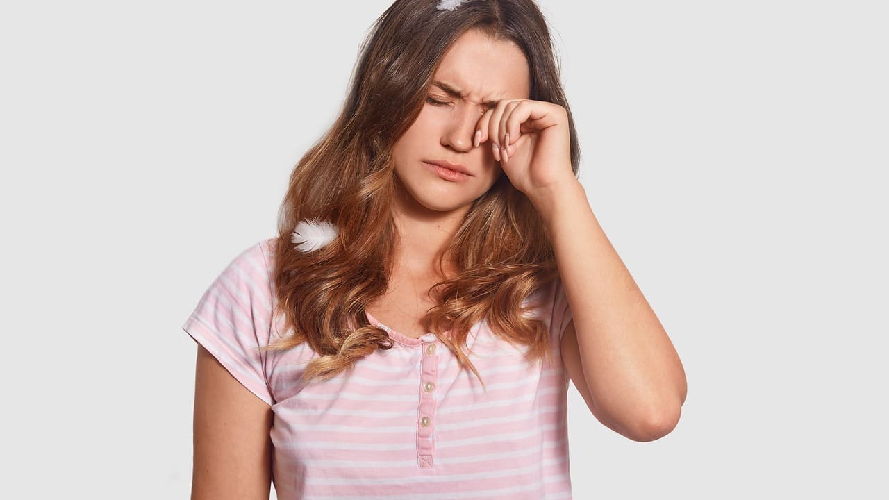 sleepy female rubs eyes hates awake early has feathers head dressed pyjamas isolated white sleepless young woman worked long night morning time yt thumbnail 1280 720 LIV Hospital